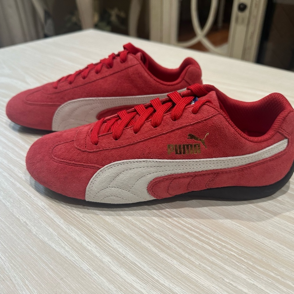 Puma Speedcat OG Sparco Red Sneakers Women's Size 7.5